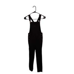 Crewcuts Girls Overalls Size 10 Black Jeans Pants Stretch Denim School Skinny